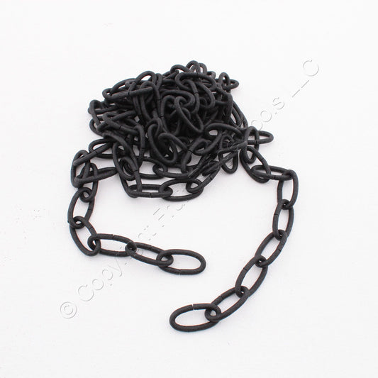 Capital Lighting Fixture 120" Replacement Connecting Links Black Chain CH40BIX10