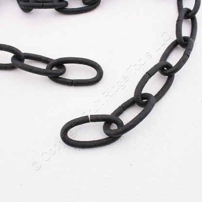 Capital Lighting Fixture 120" Replacement Connecting Links Black Chain CH40BIX10