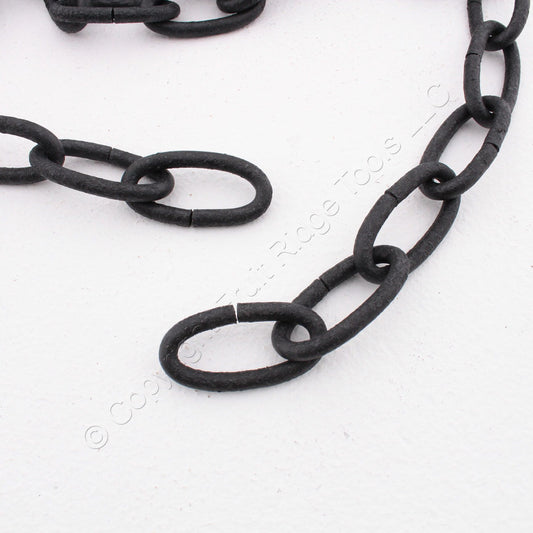 Capital Lighting Fixture 120" Replacement Connecting Links Black Chain CH40BIX10