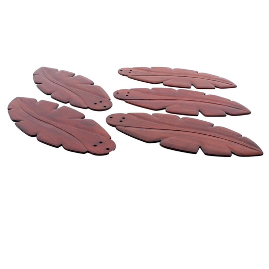 Casablanca Fan 99047 25" Outdoor 5-Piece Blade Set Tropical Carved Walnut Finish
