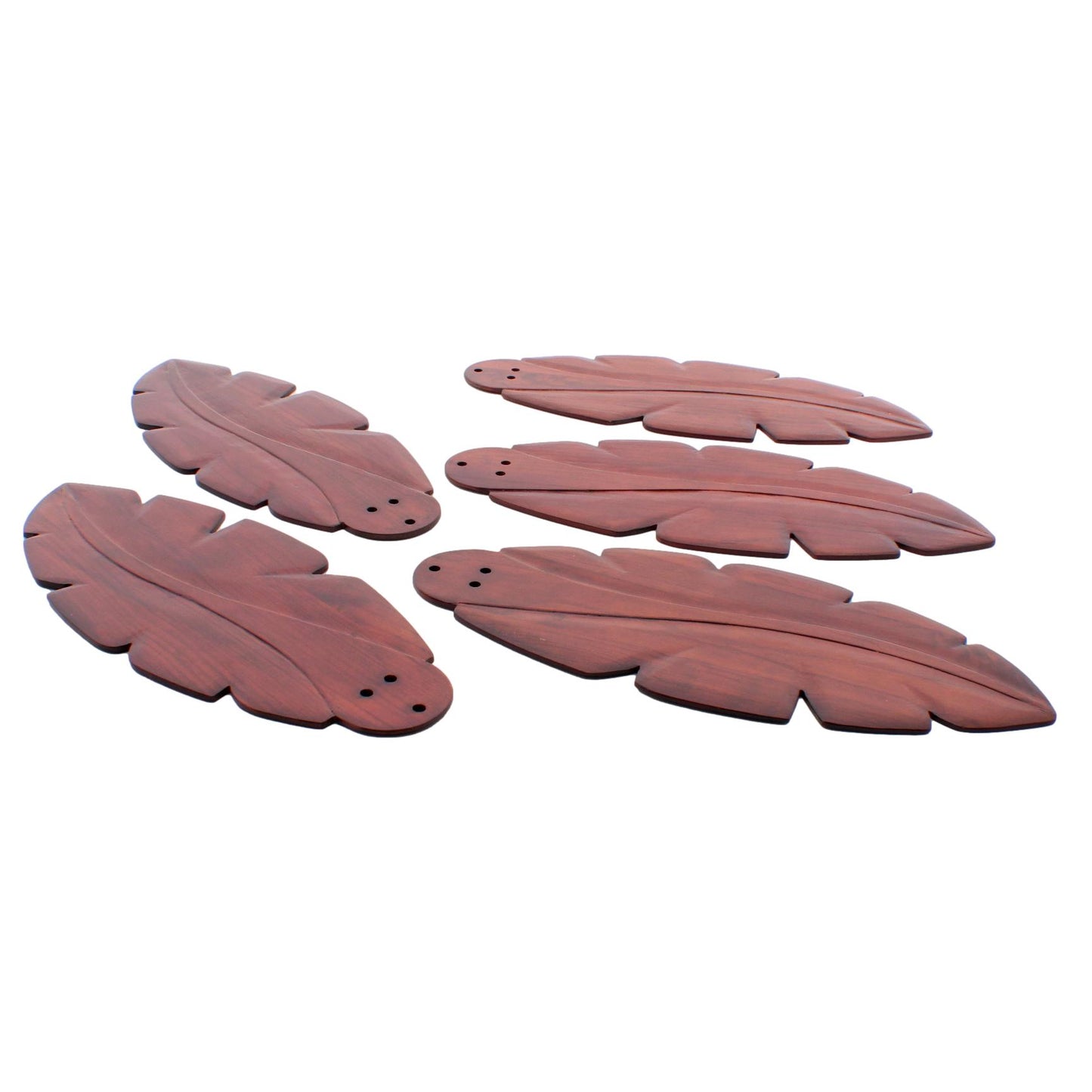 Casablanca Fan 99047 25" Outdoor 5-Piece Blade Set Tropical Carved Walnut Finish