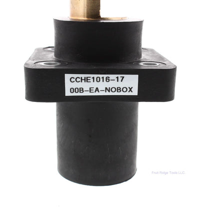 Joy Cooper 16 Series Male Black Single Hole Buss Bar Panel Mount E1016-1700B