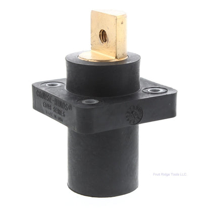 Joy Cooper 16 Series Male Black Single Hole Buss Bar Panel Mount E1016-1700B