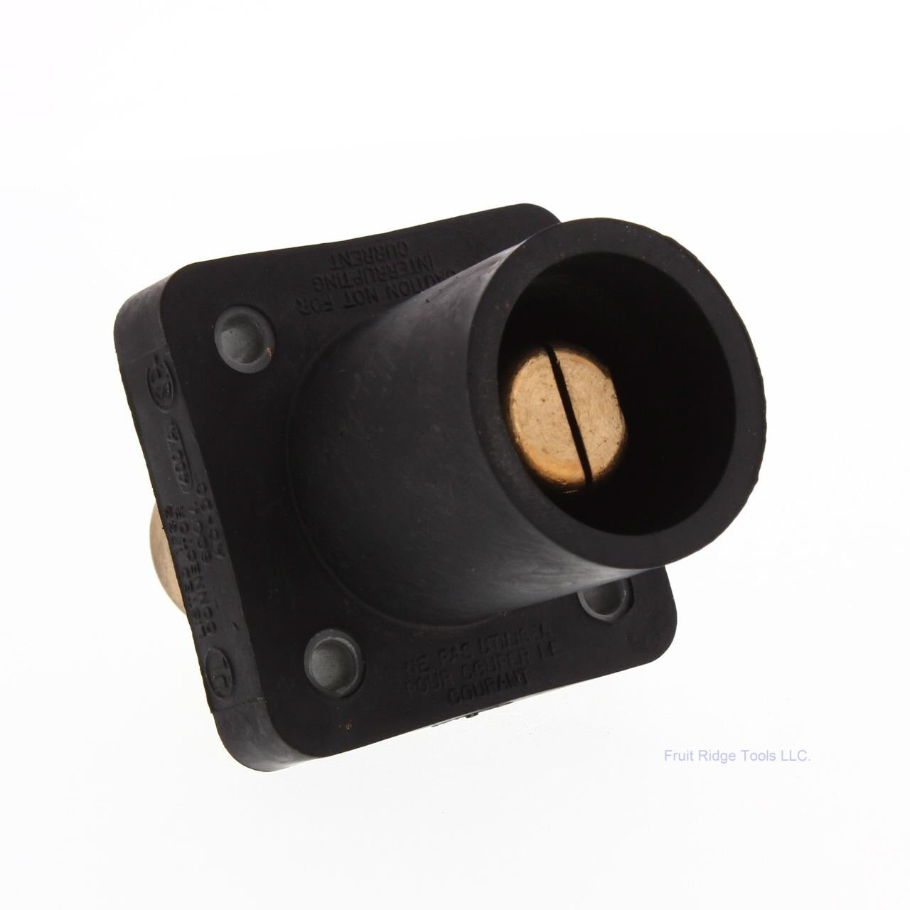 Joy Cooper 16 Series Male Black Single Hole Buss Bar Panel Mount E1016-1700B
