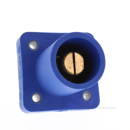 Joy Cooper 16 Series Male Blue Single Hole Buss Bar Panel Mount E1016-1706B