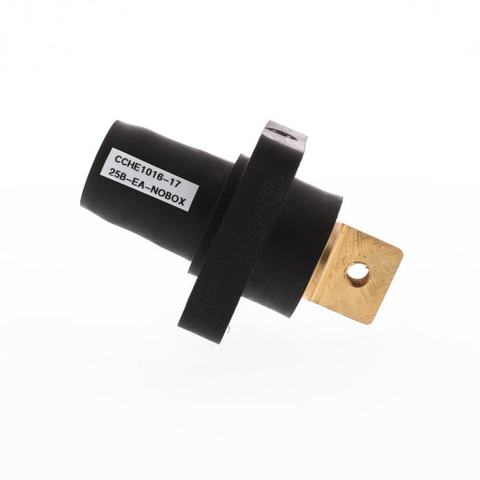 Joy Cooper 16 Series Female Black Single Hole Buss Bar Panel Mount E1016-1706B