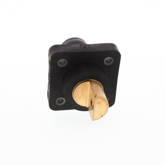 Joy Cooper 16 Series Female Black Single Hole Buss Bar Panel Mount E1016-1706B