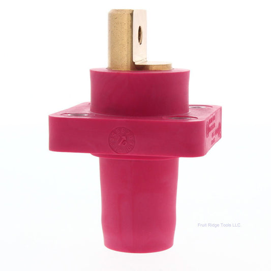Joy Cooper 16 Series Female Red Single Hole Buss Bar Panel Mount E1016-1727B