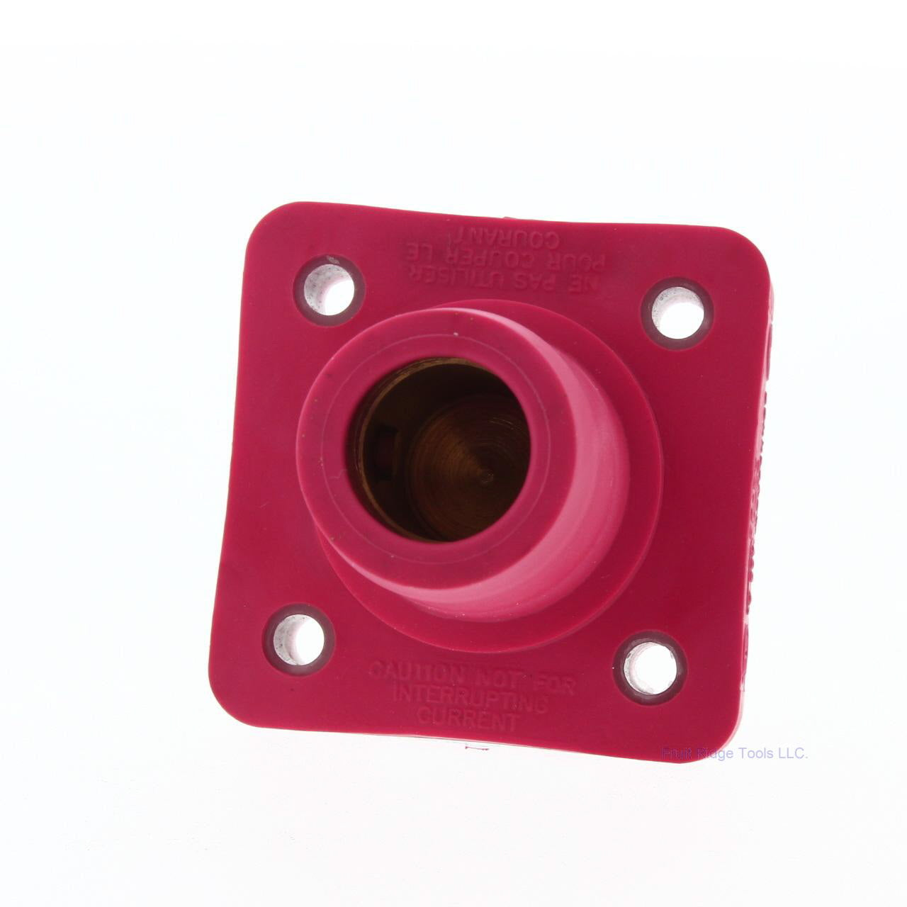 Joy Cooper 16 Series Female Red Single Hole Buss Bar Panel Mount E1016-1727B