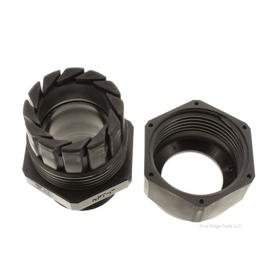 Weatherproof 1" Nylon Cord Grip .55-1.0" Hub Non-Metallic Cable Gland NCG100100