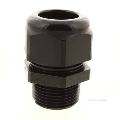 2 Straight Male 1" Nylon Cord Grips .55-1.0" Liquid-Tight Cable Gland NCG100100
