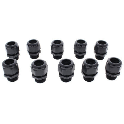 10pcs Weatherproof 1" Nylon Cord Grip .55-1.0 Non-Metallic Cable Gland NCG100100