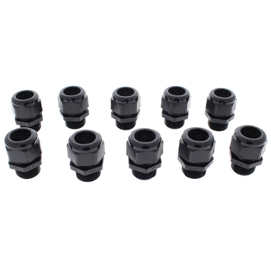 10pcs Weatherproof 1" Nylon Cord Grip .55-1.0 Non-Metallic Cable Gland NCG100100
