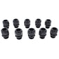 10pcs Weatherproof 1" Nylon Cord Grip .55-1.0 Non-Metallic Cable Gland NCG100100