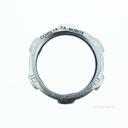 Eaton Crouse-Hinds SL144 1-1/4" Sealing Threaded Steel Locknut