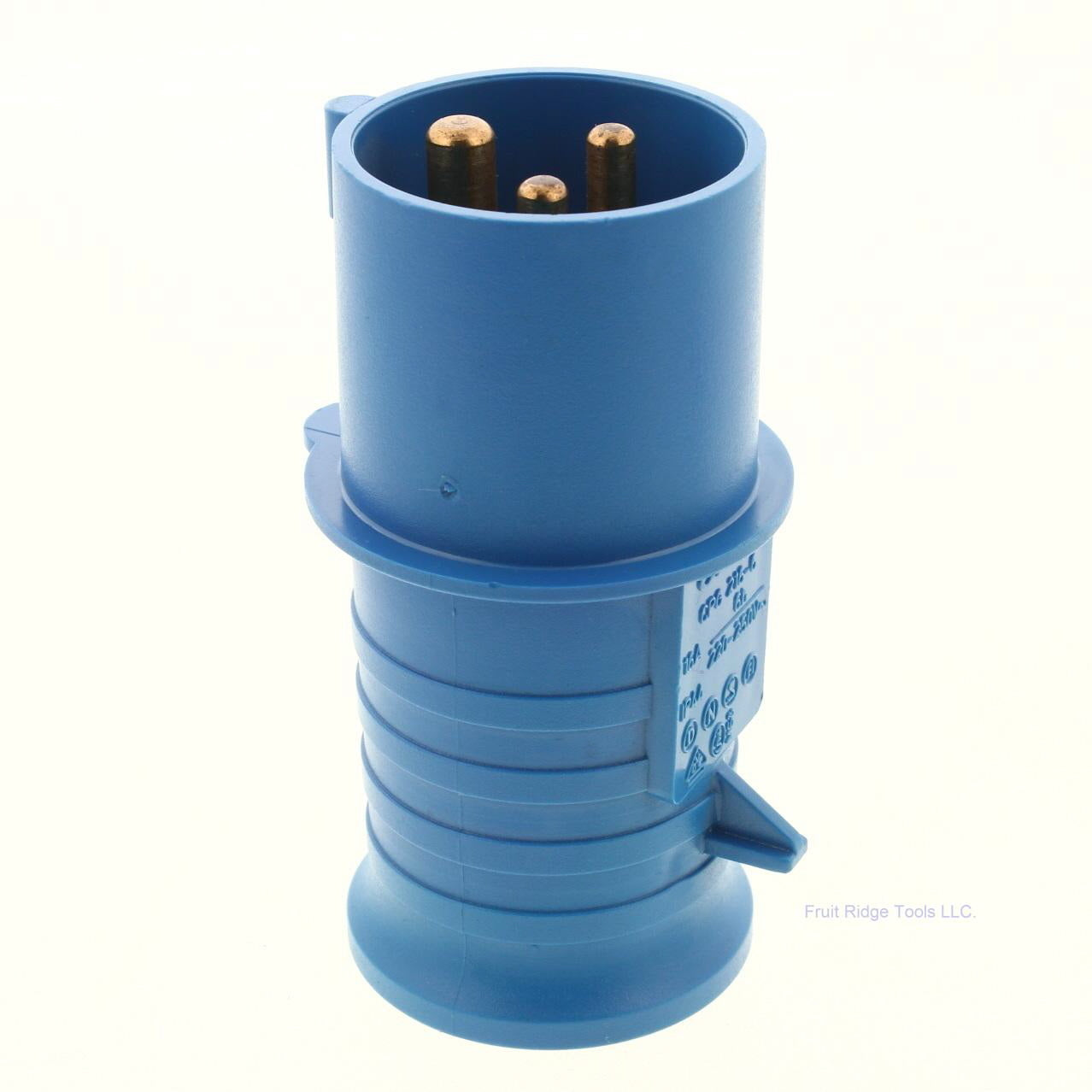 CEWE CPG216-6 Blue Pin and Sleeve Connector Plug 16A 220-250V 6H IP44 Bulk
