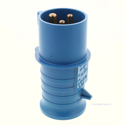 CEWE CPG216-6 Blue Pin and Sleeve Connector Plug 16A 220-250V 6H IP44 Bulk