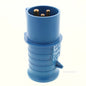 CEWE CPG216-6 Blue Pin and Sleeve Connector Plug 16A 220-250V 6H IP44 Bulk