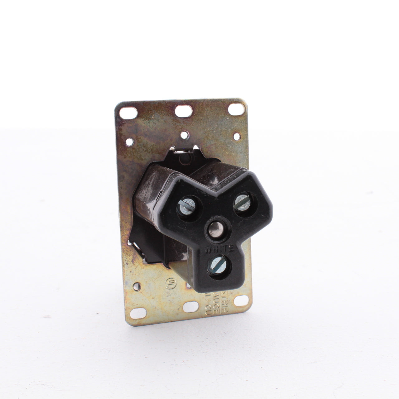 Challenger 3652 Brown Flush Mount Power Receptacle 3P3W NEMA 10-50R 50A 125/250V