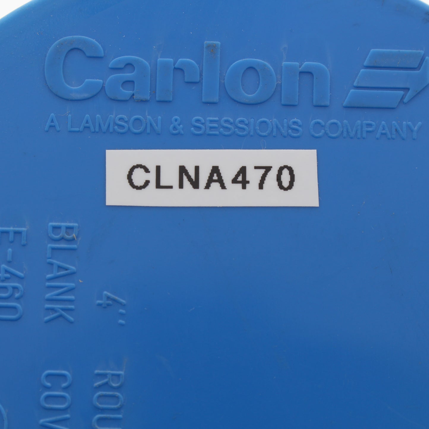 Carlon Blue A470 4" Blank Cover Non-Metallic for Round Octagon Ceiling Box