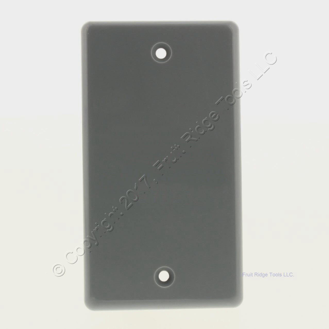 Thomas & Betts HB1BL Gray Non-Metallic Polycarbonate Blank Outlet Box Cover