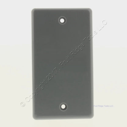 Thomas & Betts HB1BL Gray Non-Metallic Polycarbonate Blank Outlet Box Cover