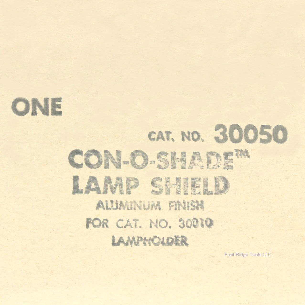 Con-O-Shade Mulberry Gray Heavy Die-Cast Aluminum Protection Lamp Cover 30050