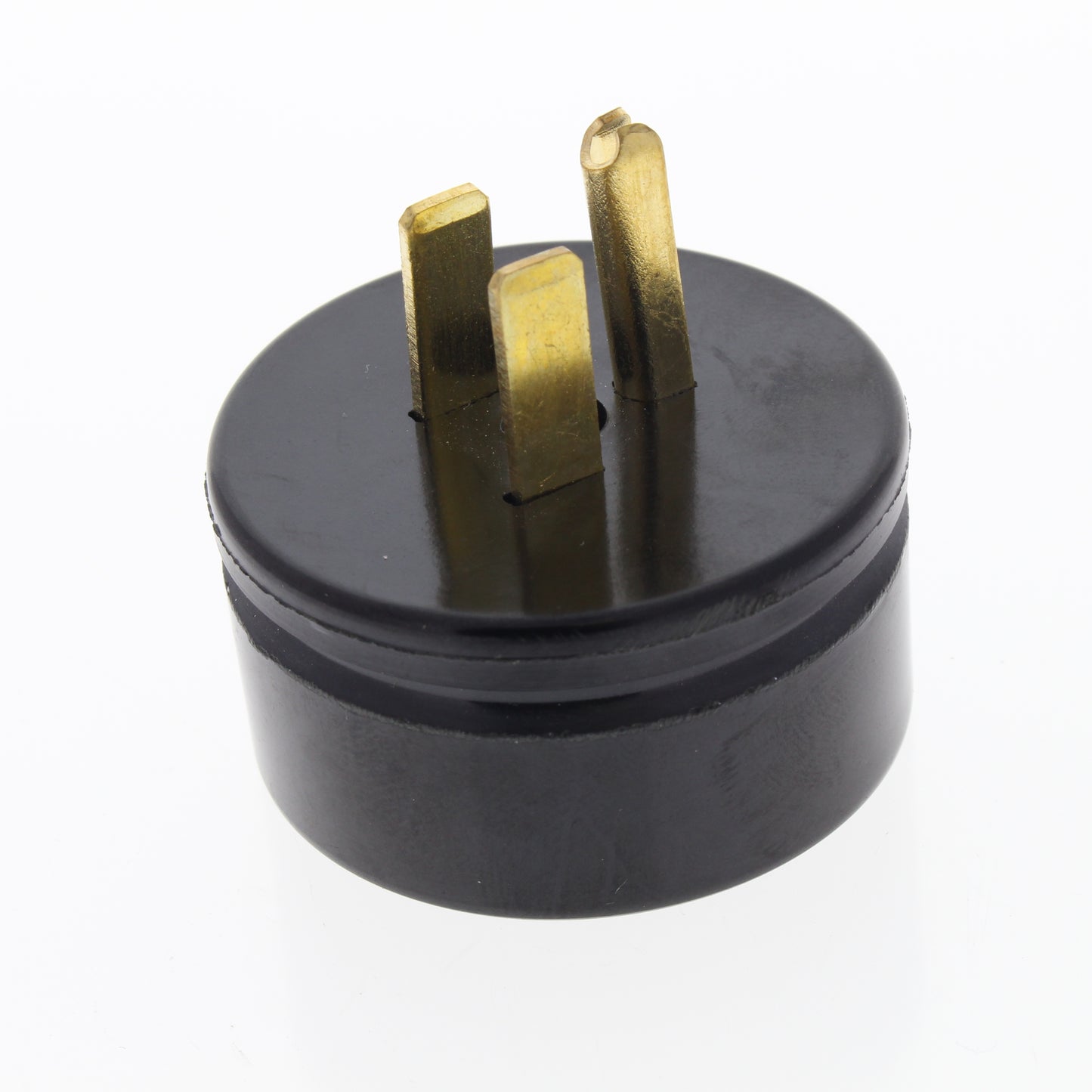 Connecticut Electric 30-20 Black Straight Blade Adapter NEMA 5 120 Volt