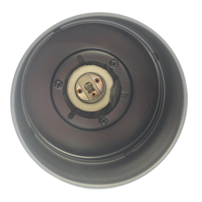 Halo Cooper Lighting L733MBX Black Medium Base Power-Trac No Lense Track Light