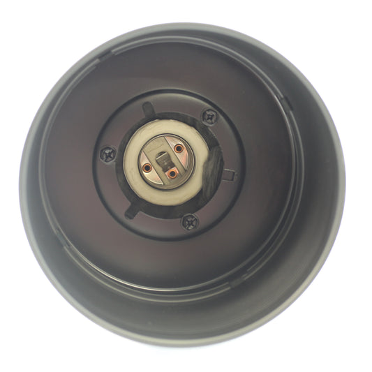 Halo Cooper Lighting L733MBX Black Medium Base Power-Trac No Lense Track Light