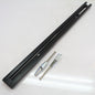 Halo LZR102MB Black Track Lighting 2' Rail Surface Mount with Dead-End Fitting
