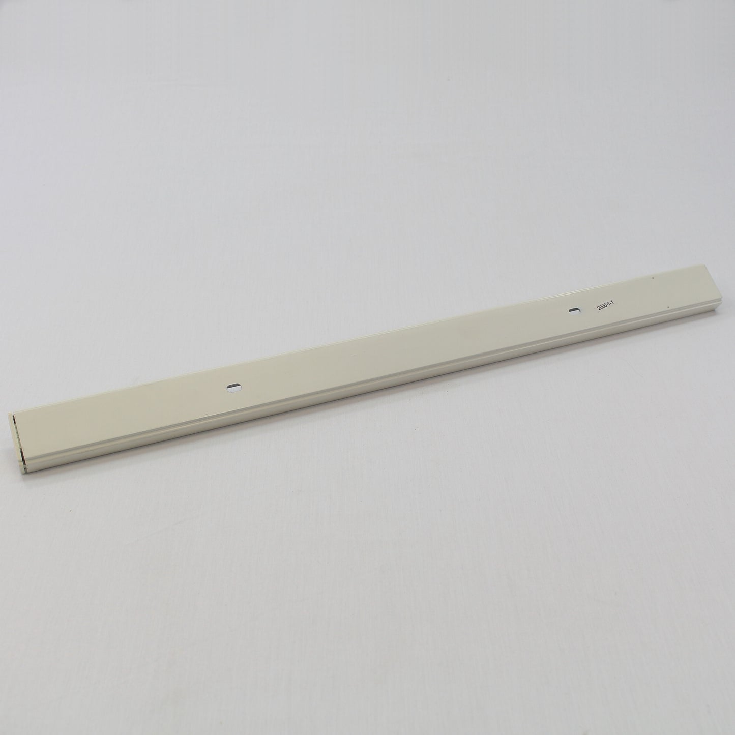 Halo LZR102P White Track Lighting 2' Rail Surface Mount with Dead-End Fitting