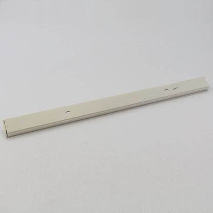 Halo LZR102P White Track Lighting 2' Rail Surface Mount with Dead-End Fitting