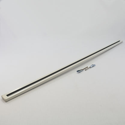 Halo Track Lighting 4' White Surface Mount Dead-End Fitting LZR104P
