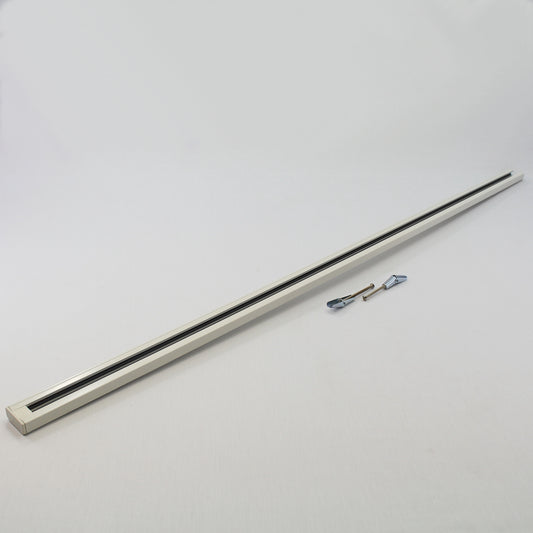 Halo Track Lighting 4' White Surface Mount Dead-End Fitting LZR104P