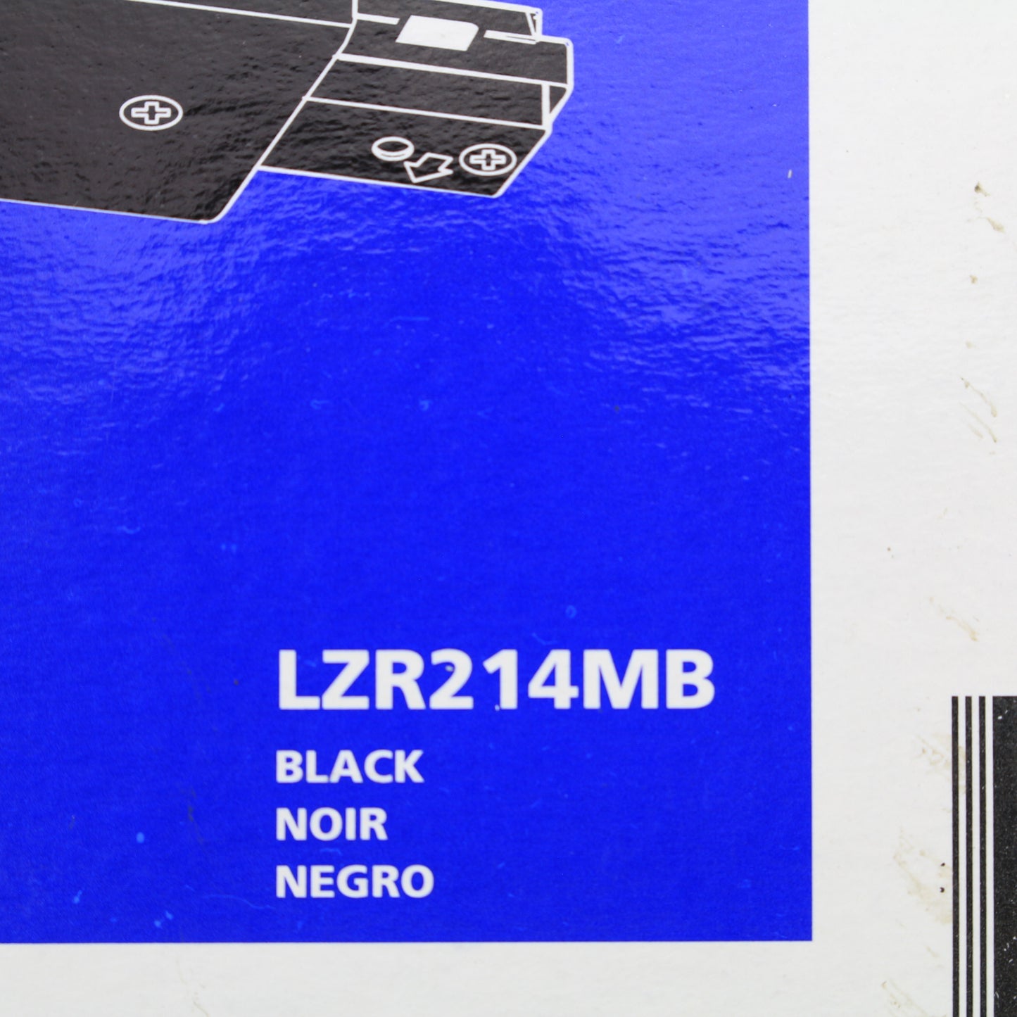 Halo Lighting LZR214MB Black Lazer Track X-Connector 4-Track Joiner
