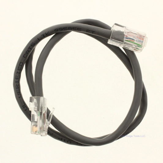 Channel Plus Gray 24"L Telecom Cat-5 Patch Cord Enclosure Connector Cable H692