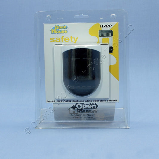 Open House Black & White Picture Weather Resistant Surveillance Camera Cat5 H722