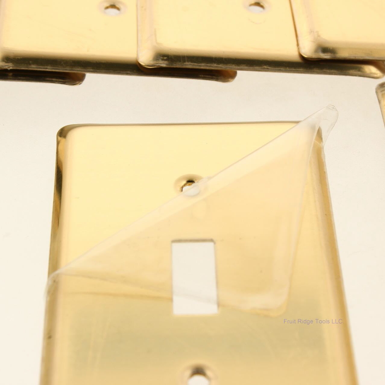 Creative Accents 15041 Brass 1-Gang Toggle Solid Brass Standard Wallplate Cover