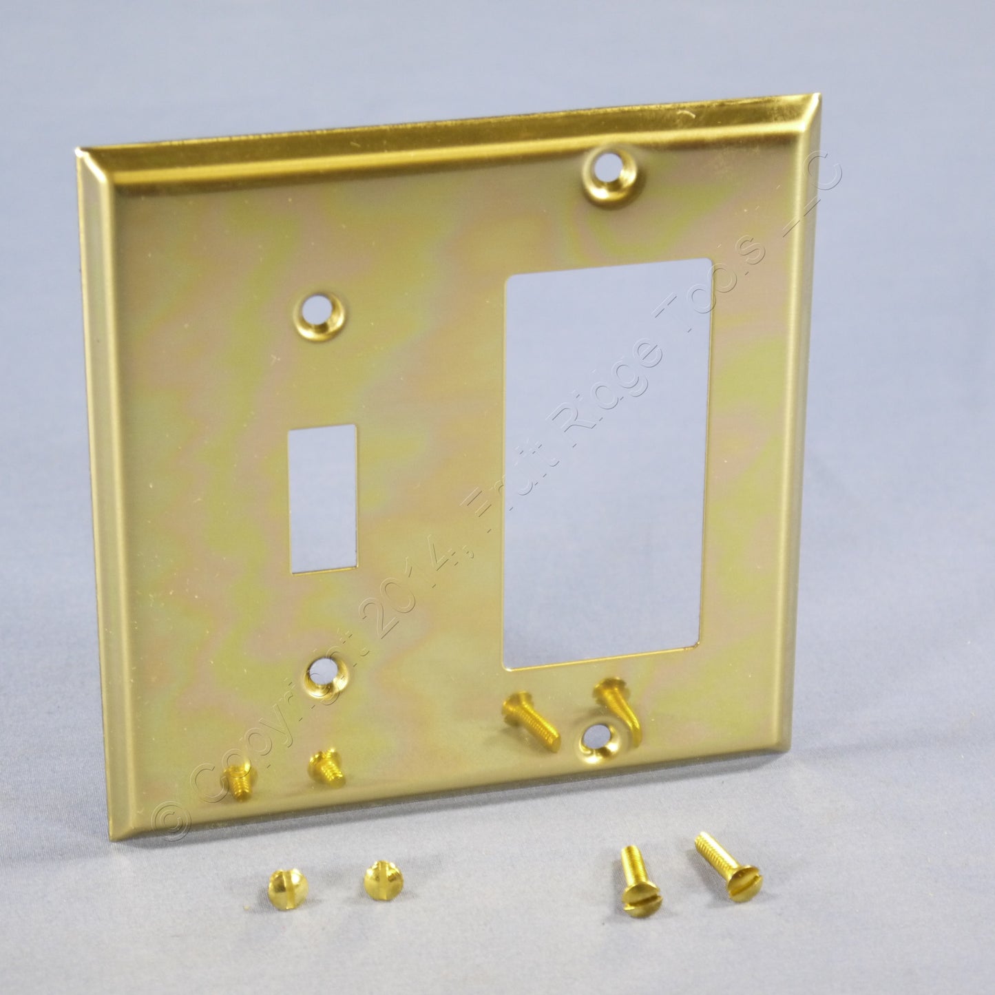 Creative Accents 9BS126 Polished Brass Switch GFCI Cover Decorator Wallplate
