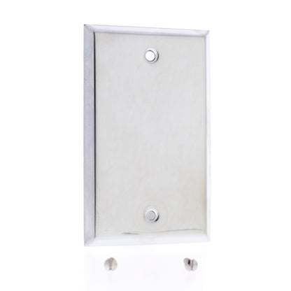 Creative Accents 9CS100 Chrome Plated Steel 1-Gang Blank Cover Wallplate