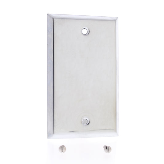 Creative Accents 9CS100 Chrome Plated Steel 1-Gang Blank Cover Wallplate