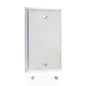 Creative Accents 9CS100 Chrome Plated Steel 1-Gang Blank Cover Wallplate