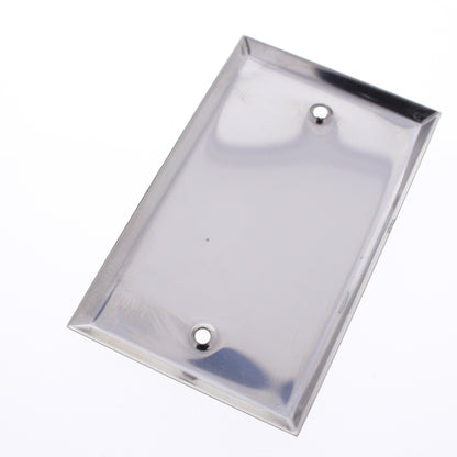 Creative Accents 9CS100 Chrome Plated Steel 1-Gang Blank Cover Wallplate