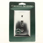 Creative Accents 9CS101 Polished Chrome Finish 1G Toggle Light Switch Wallplate