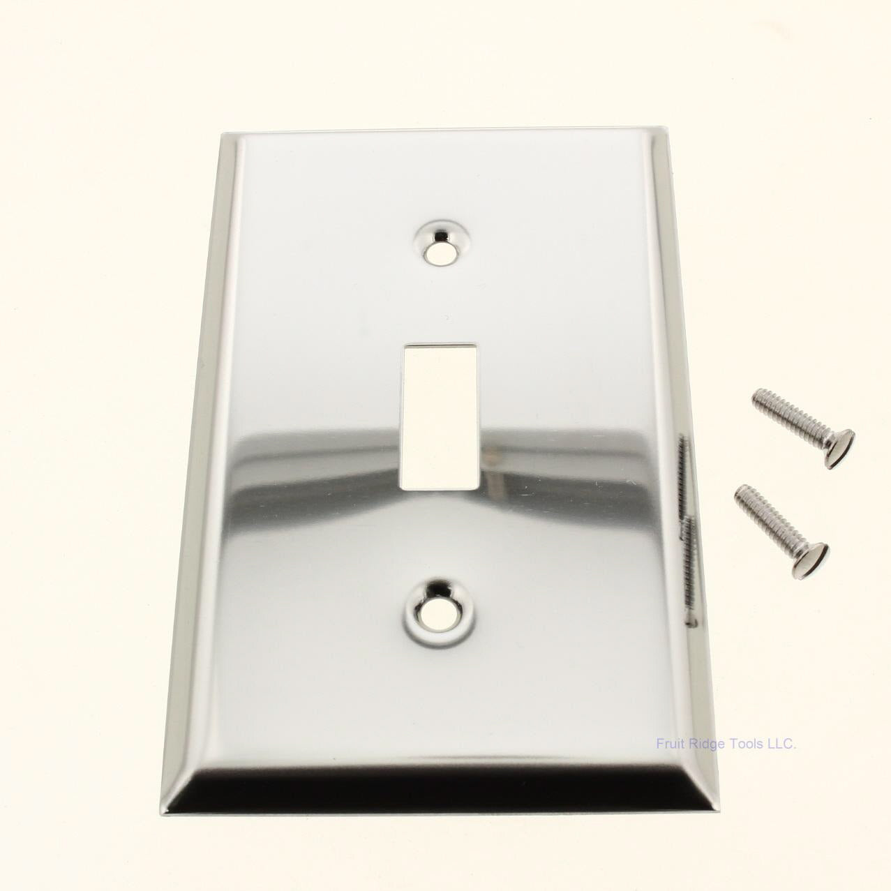 Creative Accents 9CS101 Polished Chrome Finish 1G Toggle Light Switch Wallplate