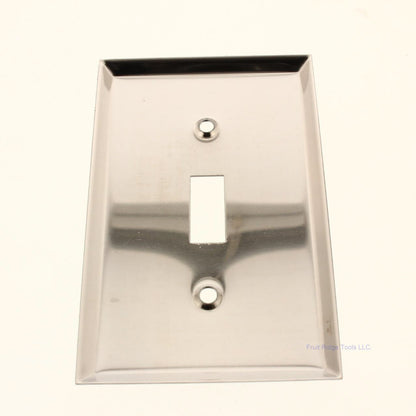 Creative Accents 9CS101 Polished Chrome Finish 1G Toggle Light Switch Wallplate