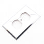 Creative Accents- Chrome Steel 1G Receptacle Wallplate