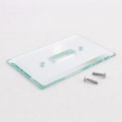 Creative Accents 9MC101 Glass Mirror 1-Gang Toggle Switch Wallplate Cover Plate