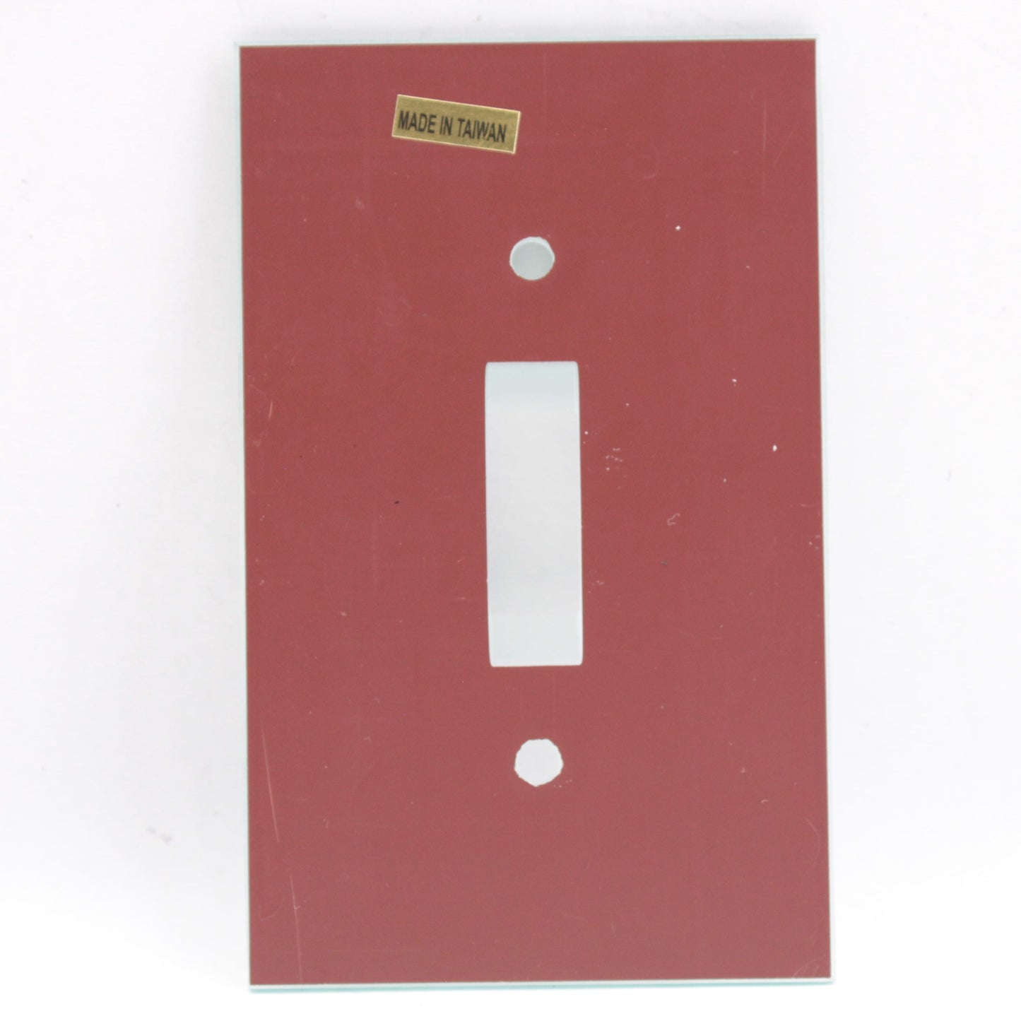 Creative Accents 9MC101 Glass Mirror 1-Gang Toggle Switch Wallplate Cover Plate